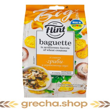 Сухарики со вкусом грибов baguette Flint 70 грамм 76339 фото