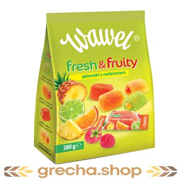 Конфеты желейные фруктовые Fresh & Fruity Wawel 83903 фото